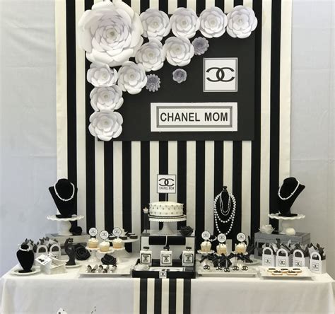 chanel party|Chanel decorations for party.